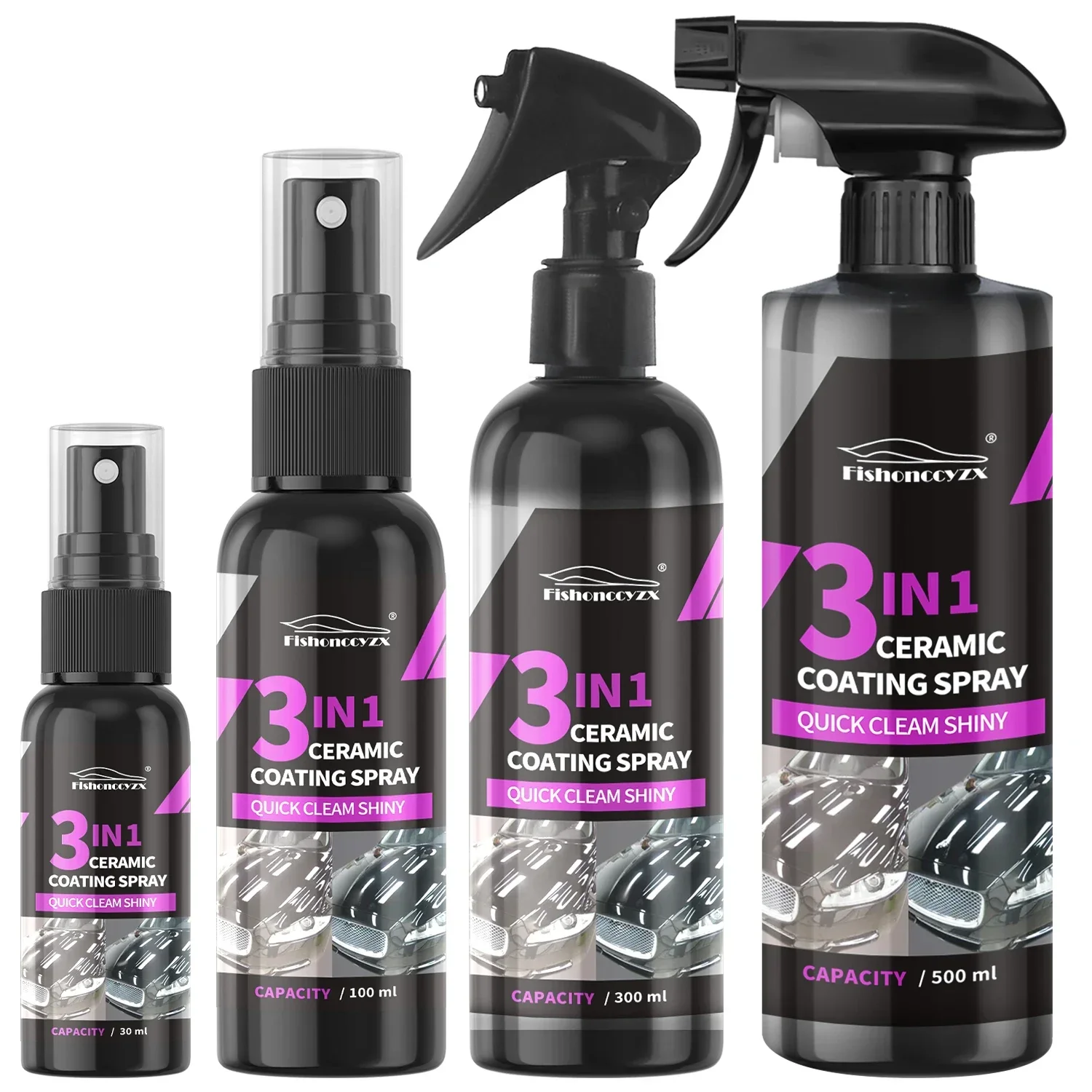 Nano Liquid Coating - 3-in-1 auto keramische vloeibare coating spray,