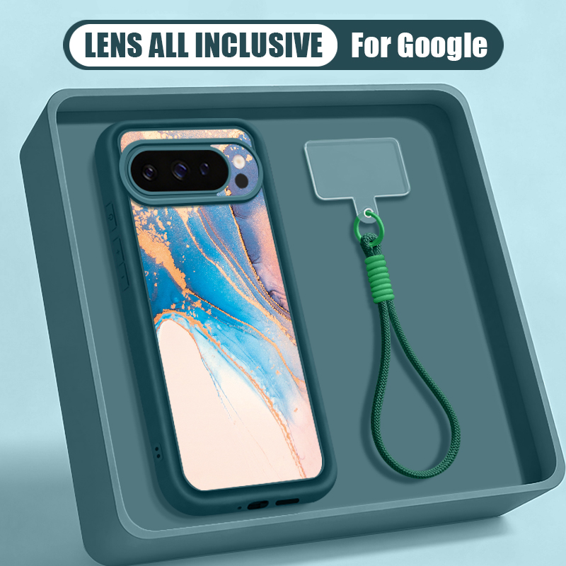 Google Pixel 9 - Schokbestendige zachte telefoonhoes voor Google Pixel