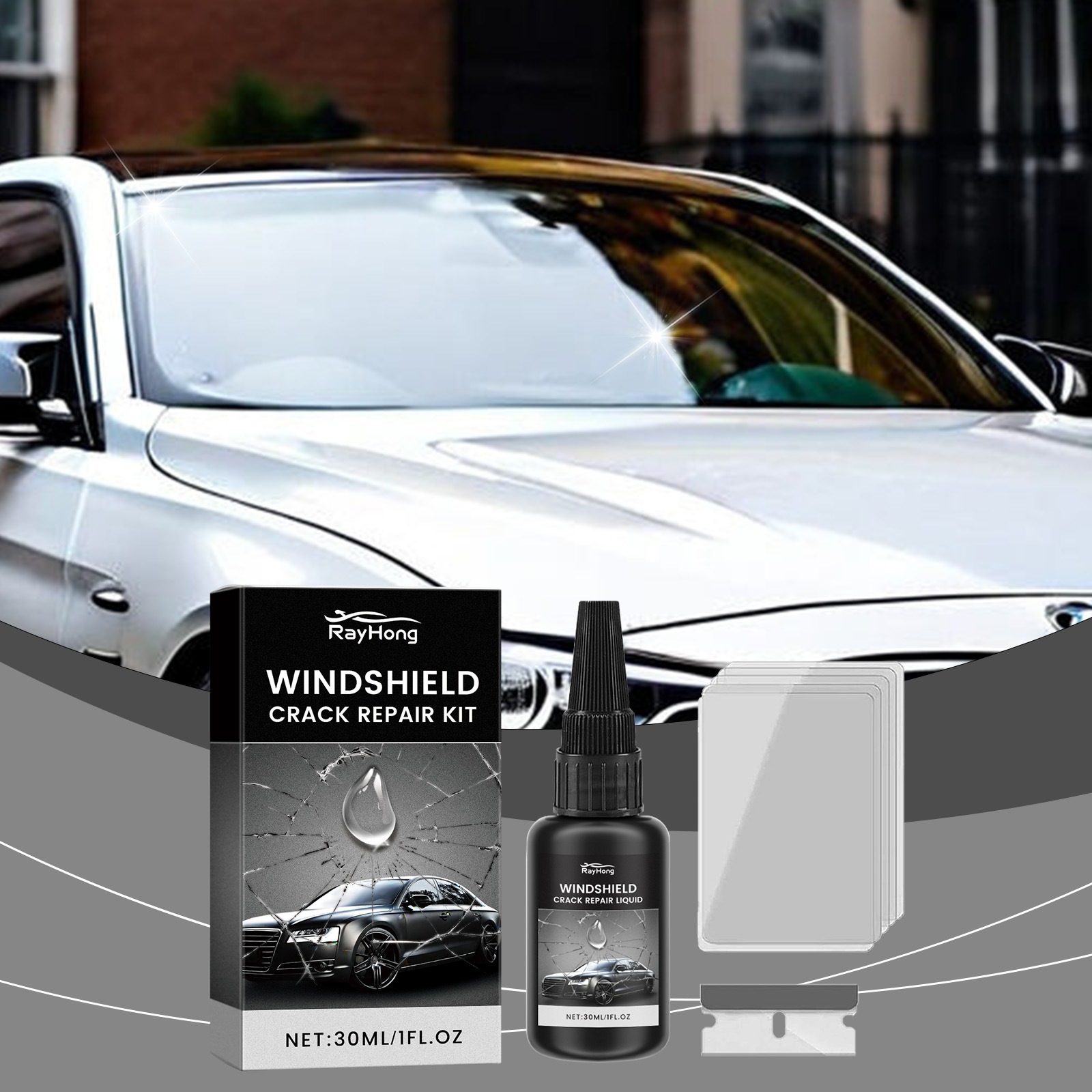Liquid Uv Glue Kit - Lijm voor het repareren van ruiten