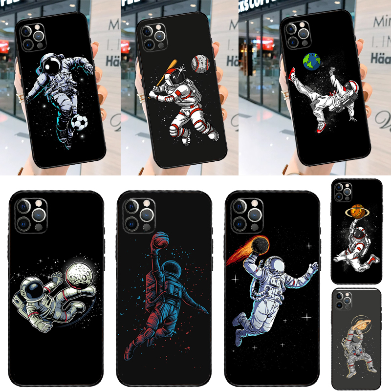 Realme C67 - Astronaut Baseball Voetbal Basketbal Hoesje voor