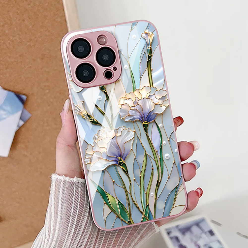 Apple Iphone 15 Pro Max - Lotusbloem telefoonhoesje voor iPhone 16 Pro