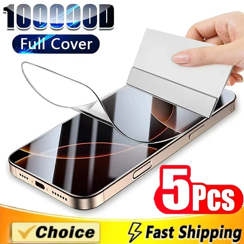 5 stuks Hydrogelfilm voor IPho - Hydrogel Screen Protector recensie en prijs
