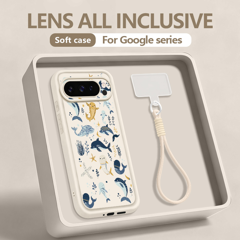 Haaientandenpatroon TPU telefo - Google Pixel 8A recensie en prijs
