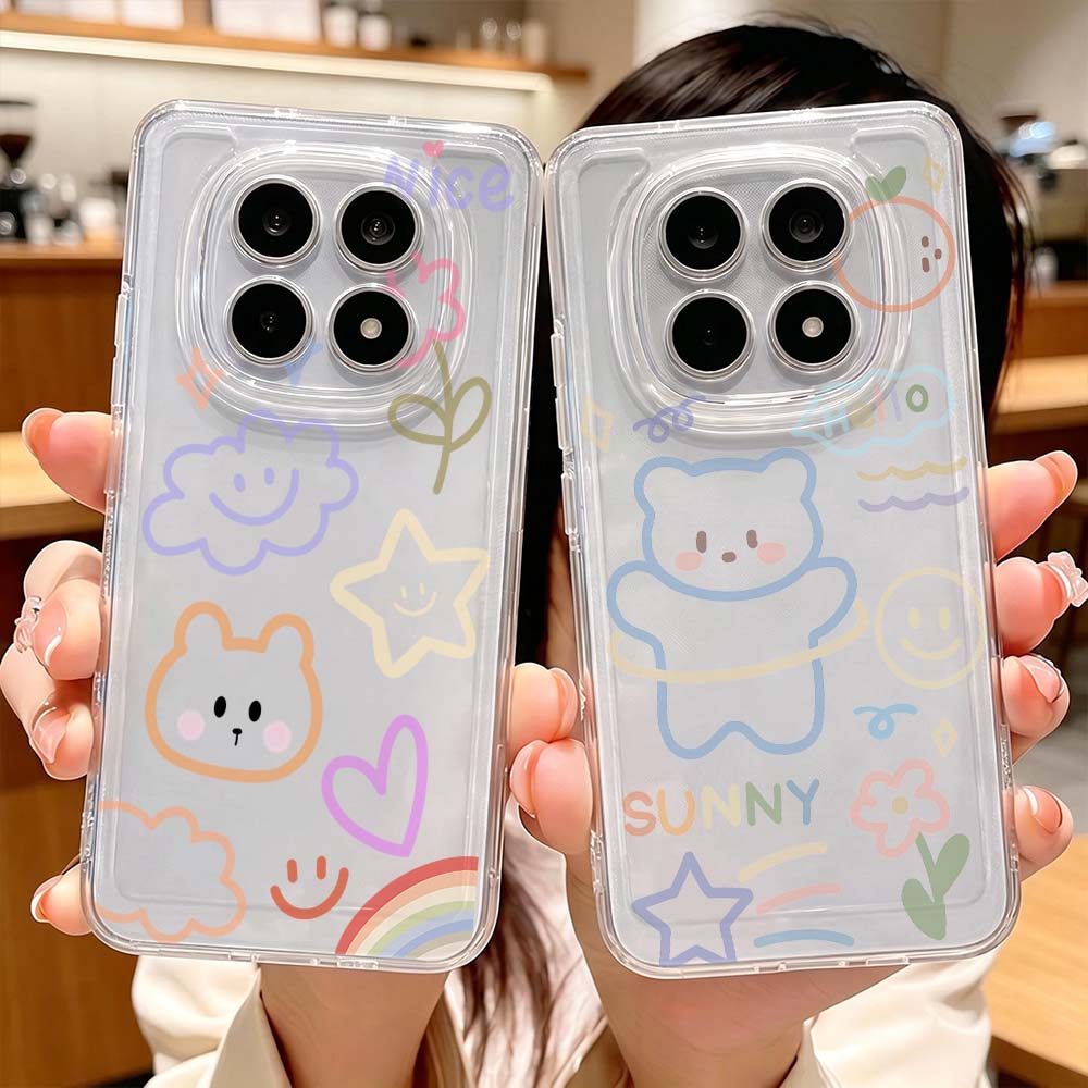 Art Cloud Smile Telefoonhoesje - Xiaomi Poco X6 recensie en prijs