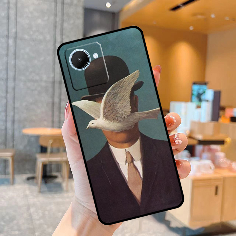 Rene Magritte hoesje voor Real - Realme C67 recensie en prijs