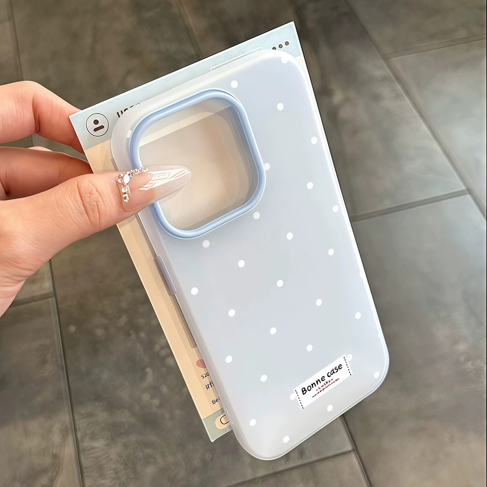 Franse Polka Dot INS hoesje vo - Samsung Galaxy A55 recensie en prijs