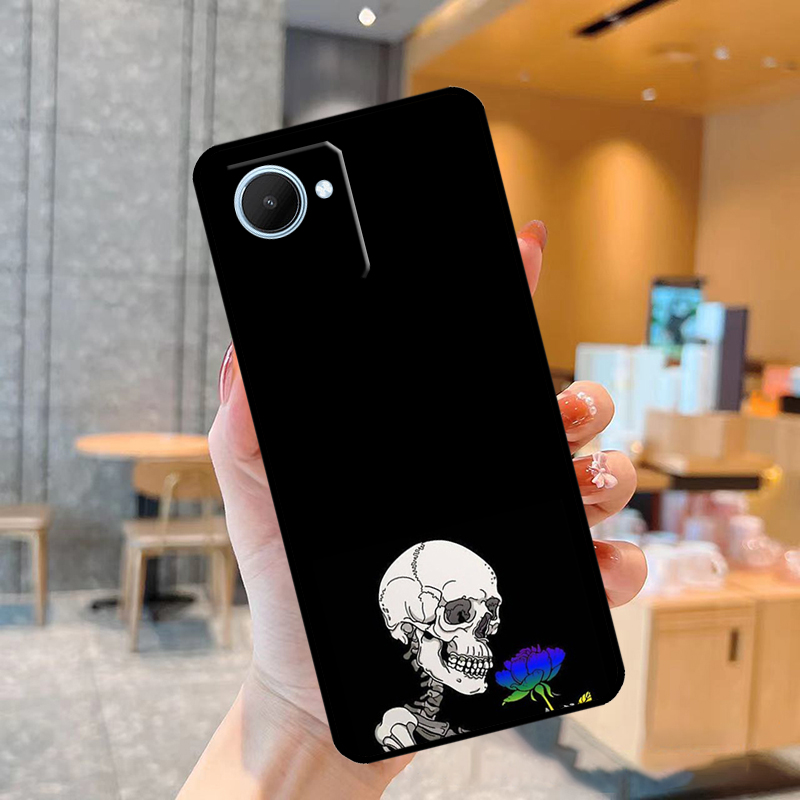 Grappige skelet-schedel kunst  - Realme C67 recensie en prijs