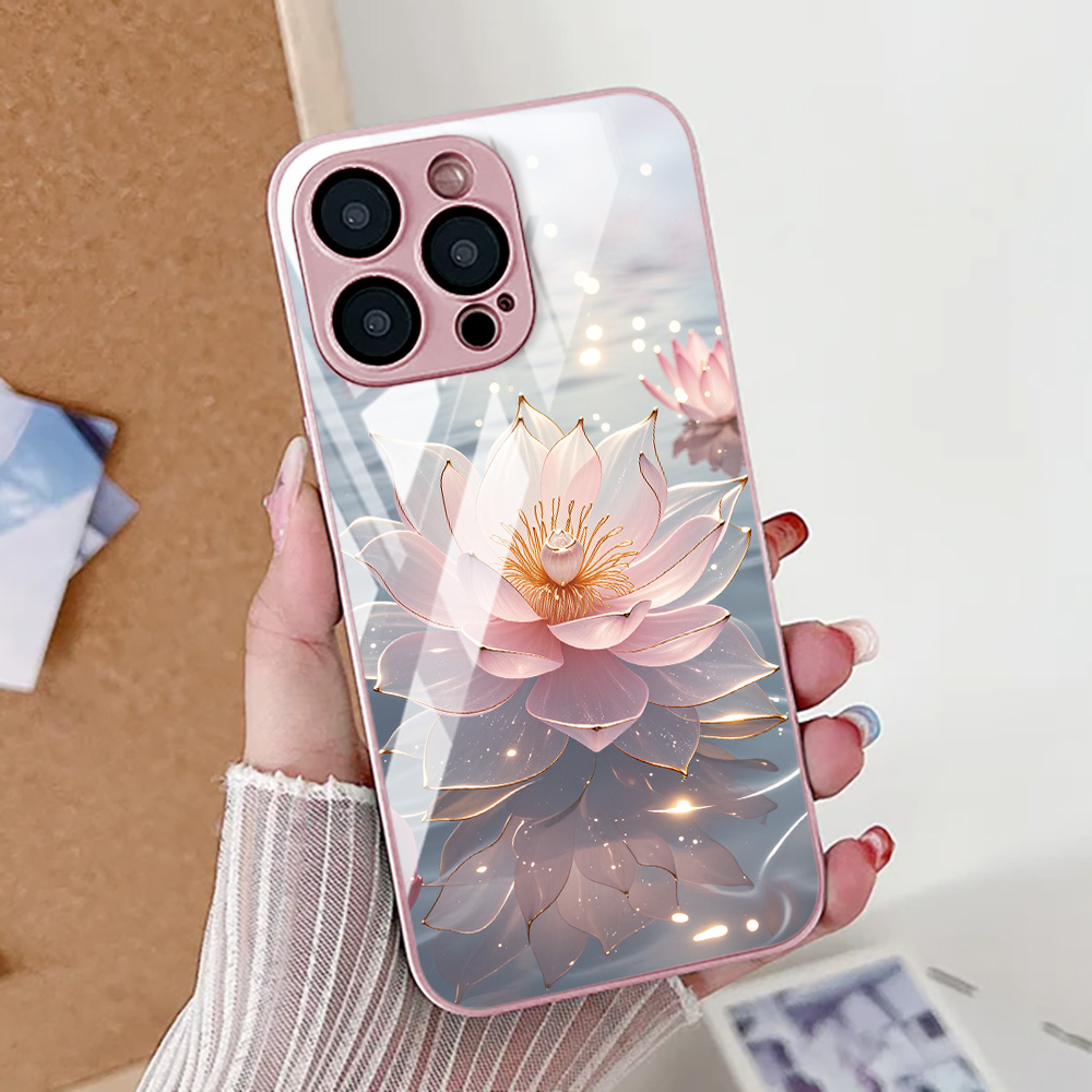 Lotusbloem telefoonhoesje voor - Apple Iphone 15 Pro Max recensie en prijs